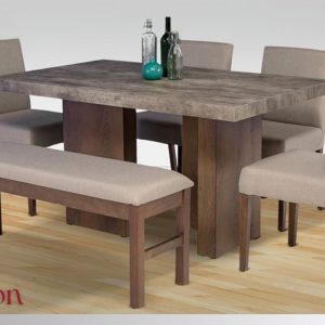 Antecomedor Boston 4 sillas 1 banca